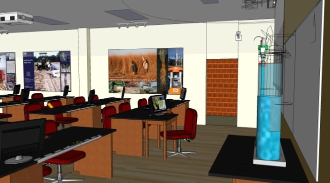 Illustration of state-of-the-art learning environment