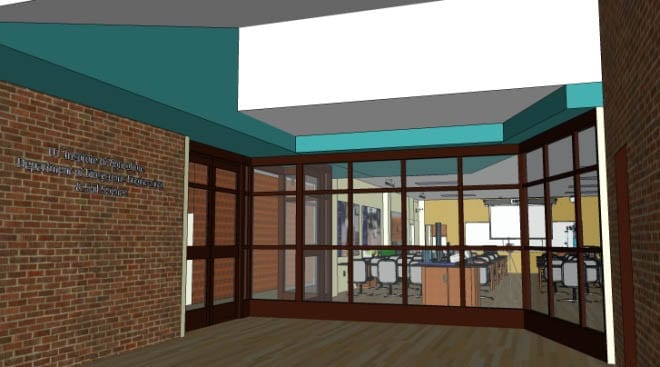 Proposed Entryway into the Learning Hub