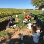 University of Tennessee Soil Judging team in competition at Southeastern Regional Collegiate Soils Contest