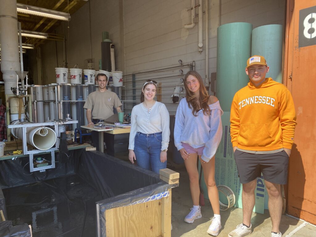 2023 Senior Design Team with their project